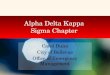 Presentation to Alpha Delta Kappa Honor Society