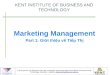 Marketing Management - Part 1 - Marketing Introduction