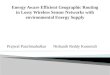 Energy aware efficient geographic routing in lossy wireless Networks