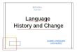 1 language history and change