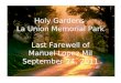 Last farewell of manuel mil at holy gardens la union memorial park