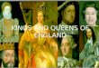 Kings And Queens Of England