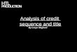 Analysis of credit