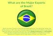 What Are The Major Exports Of Brazil?