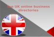Popular UK online business directories