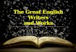 The great english writers