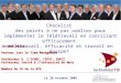 Check list pour implémentation du télétravail en Belgique