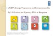 TiE Bangalore UNDP Energy programme and Enterpreneurship