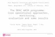 The BRAC WASH Programme: Describing the core operational approaches, monitoring, evaluation and some results