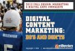 Digital Content Marketing - Do's and Don'ts