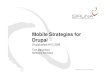 Mobile Strategies for Drupal (NY DrupalCamp6)