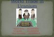 World trade in uranium