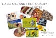 edible oils and their quality aspects