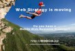 Web Strategy Is Moving