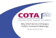 Proposed May 2014 Service Changes