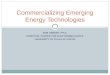 Commercializing Emerging Energy Technologies - Bob Hebner