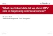 Theo Georghiou and Dr Jessica Sheringham: Data and Colorectal Cancer, 30 June 2014
