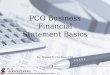 PCO Business Financial Statement Basics