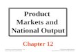 Agri 2312 chapter 12 product markets and national output