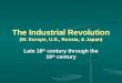 Industrial revolution intro