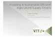 Peter Tuohey - Victorian farmers Federation - Investing in sustainable and efficient agricultural supply chains