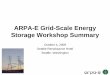 Arpa e grid-scale energy storage workshop summary - 20091004 - arpa-e