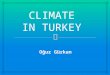 Oguz gurkan   climate in turkey