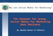Why use social media for marketing?