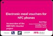 Electronic meal vouchers for NFC phones . An overview of the IBBT/NFC-Voucher project - Gerd Thys (Clear2Pay / Integri)
