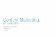 Content Marketing, An Overview