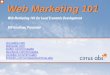 Web Marketing 101 for Local Economic Development