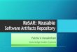 ReSAR Reusable Software Artifacts Repository