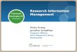 Research Information Management - OCLC Research overview