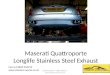 Maserati quattroporte-stainless-steel-exhaust