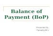 Balance Of  Payment ( Bo P)