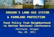 Oregon's Local, Regional & State Food & Agriculture Policy - PowerPoint Presentation