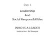 Leadership Studies and Social Responsibility