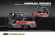 Stärke Energy Series of 3 & 4 Wheel AC Electric Forklifts / Lift Trucks