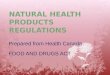 Natural Health Products Regulations (2)