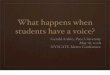 Student Voice Presentation
