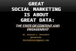 Great marketing is about great data