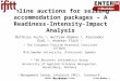 Online auctions for selling accommodation packages – A Readiness-Intensity-Impact Analysis