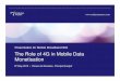 The Role of 4G in Mobile Data Monetisation