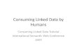 Consuming Linked Data by Humans