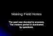 Making Field Notes