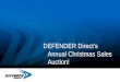Defender Direct Annual Christmas Sales Auction