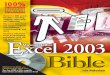 Excel 2003 bible