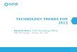 Technology Trends and Big Data in 2013-2014