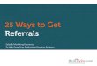 25 Ways to Get Referrals