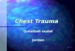 Chest trauma  nur 415-fall 2009